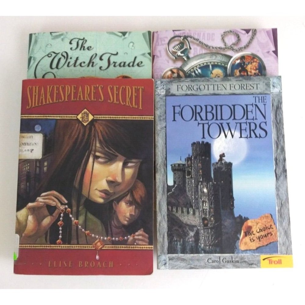 Lot of 4 Young Adults Paperback Fantasy Novels By Various Authors